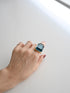 Eme ring - smoky blue
